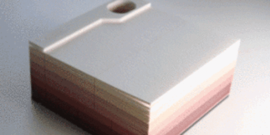 Keren, block note unik ini munculkan objek 3D begitu kertasnya habis disobek