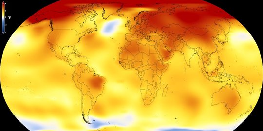 Tahun 2017 jadi salah satu tahun terpanas, tren pemanasan global makin nyata