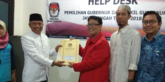 Ganjar-Taj Yasin sudah lengkapi berkas pendaftaran Pilgub Jateng