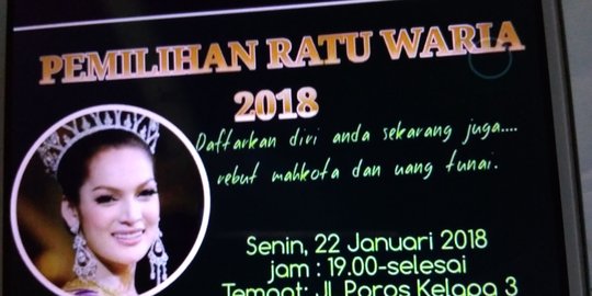 Ocha mengaku kontes pemilihan ratu waria untuk meriahkan pernikahan adik