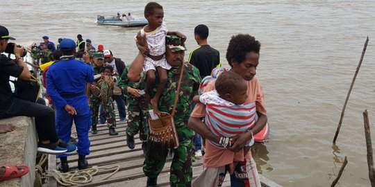 Anak-anak korban gizi buruk di Asmat dievakuasi ke RSUD Agats