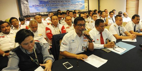 Pegawai dan pilot Garuda Indonesia soroti masih terjadi ketidakefisienan perusahaan