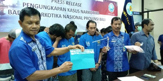 Pesta sabu, pasutri dan 14 pelanggan di Jimbaran digerebek BNN