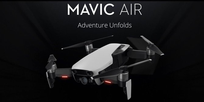 DJI Mavic Air: drone lipat terkecil dan tercerdas 