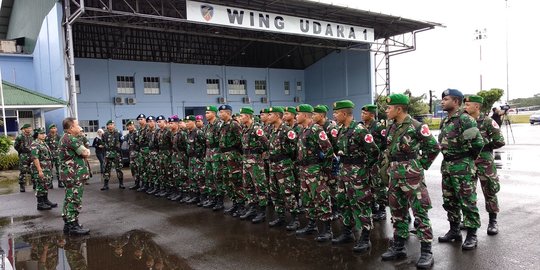 TNI kerahkan Satgas Kesehatan bantu penanganan KLB campak di Papua