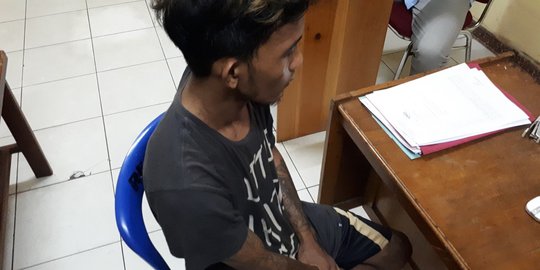 Residivis jambret dihajar warga usai motor mogok kehabisan bensin