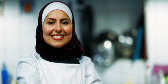 Kisah pengungsi cantik Suriah jadi koki Berlin Film Festival