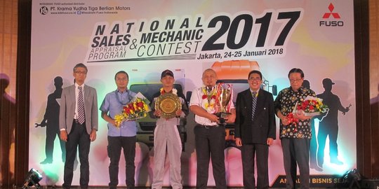 Inilah jawara salesman dan mekanik FUSO 2017