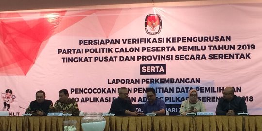 KPU gelar verifikasi faktual parpol 28-30 Januari