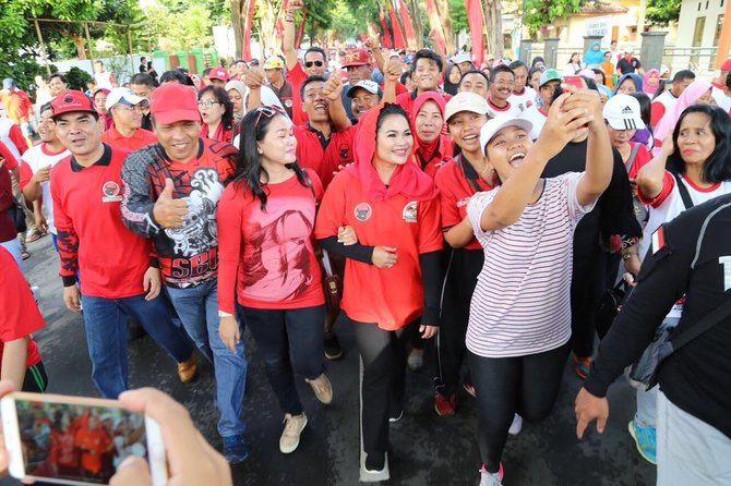 puti soekarno bersama bupati banyuwangi