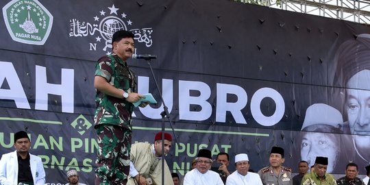 Panglima TNI ajak santri & pendekar terus jaga persatuan NKRI