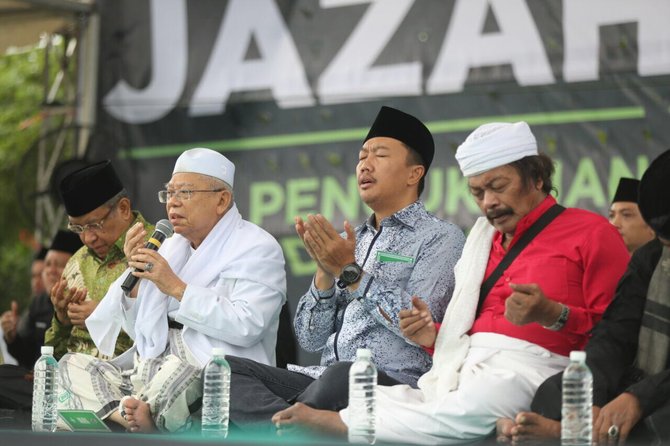 pendekar nu berkumpul di lapangan puser bumi