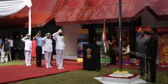 Semarak perayaan HUT Kemerdekaan India di Jakarta