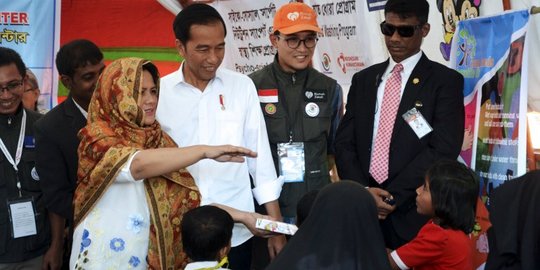 Jokowi dan Iriana kunjungi kamp pengungsian Rohingya di Bangladesh