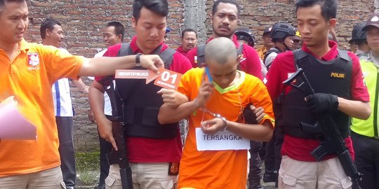 Rekonstruksi, pembunuh karyawati BPR di Boyolali jalani 36 adegan