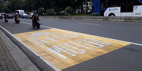 Sejak larangan dicabut, pelanggaran pemotor di Thamrin naik 35 persen