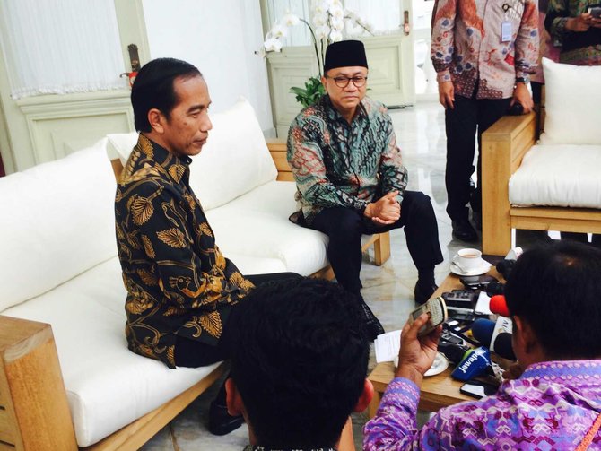 jokowi undang zulkifli hasan ke istana