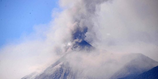 Dahsyatnya letusan Gunung Fuego selama 20 jam