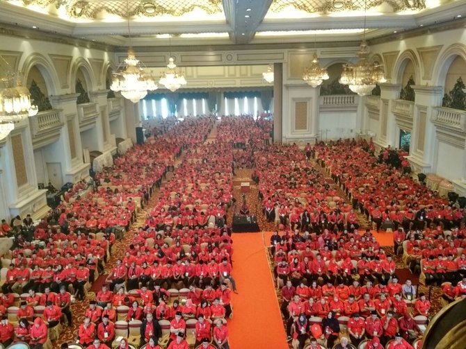 peserta rakerdasus pdi perjuangan