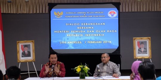 Menpora ingin WNI di Los Angeles dukung Asian Games 2018