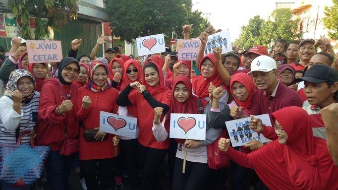 puti soekarno buka gerak jalan di ngawi