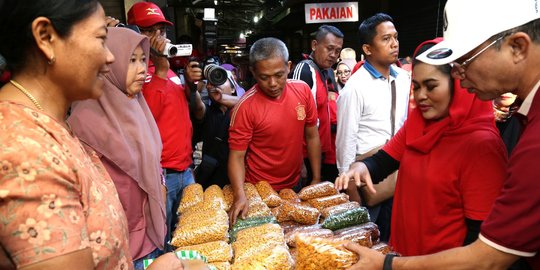 Blusukan di Ngawi, Puti minta eksistensi pasar tradisional tetap dijaga