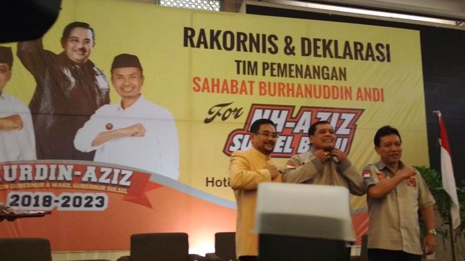 mantan kapolda sulsel turut dukung nh aziz di pilgub