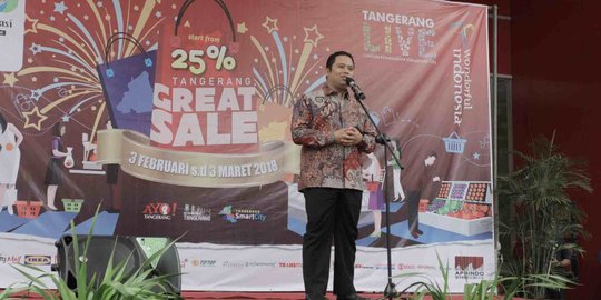 Genjot minat belanja masyarakat, Tangerang Great Sale resmi dibuka