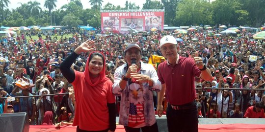 Lewat 'Banyu Langit', Didi Kempot harap Gus Ipul-Puti bisa buat Jatim adem dan makmur