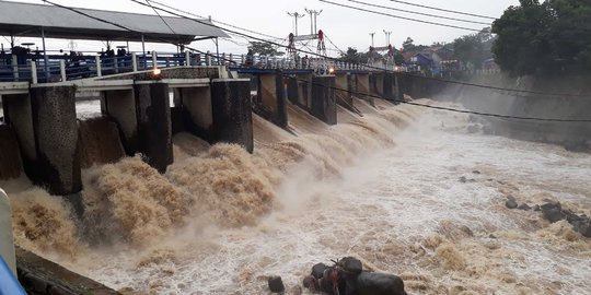 Pagi ini, tinggi air di Katulampa turun 70 sentimeter