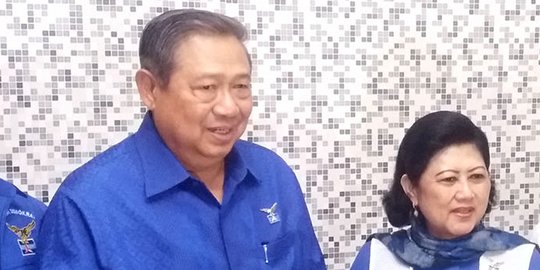 Didampingi Ani, SBY lapor Bareskrim namanya diseret-seret kasus e-KTP