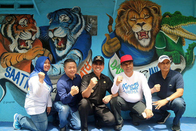 kampung biru ikon baru kota malang
