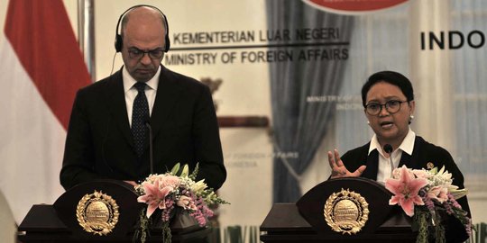 Lewat Italia, Menlu Retno rayu Uni Eropa cabut larangan ekspor CPO