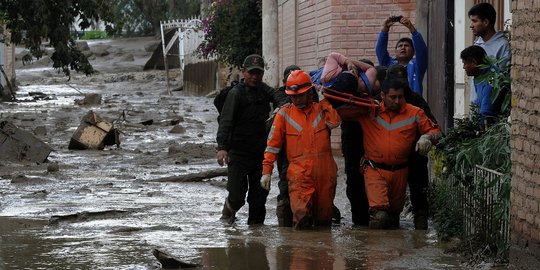 Banjir parah hancurkan permukiman di Bolivia, 2 orang tewas