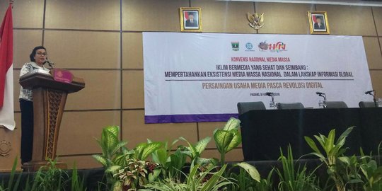 Menkeu Sri Mulyani: Pers aktor penting dalam pembangunan negara