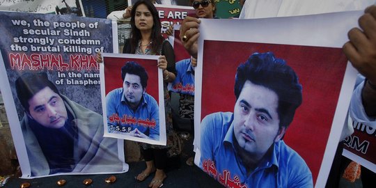 Pembunuh mahasiswa Pakistan karena kasus penghujatan divonis hukuman mati