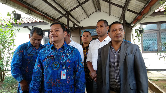 bnn tes laboratorium prekursor selundupan sitaan kepolisian timor leste