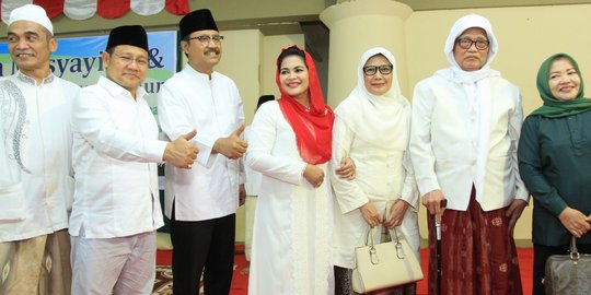 Pilgub Jatim, Puti Minta Doa Restu kiai Pengasuh Ponpes Tanjung Anom Nganjuk