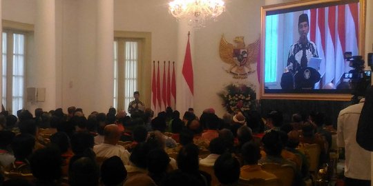 Jokowi silaturahmi dengan pemuka agama di Istana Bogor