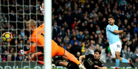 Cetak Quattrick dan bawa City menang, Aguero bahagia