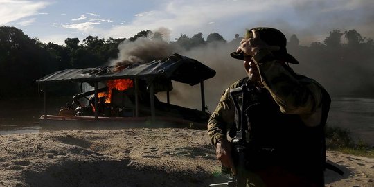 Tentara Venezuela dan penambang liar terlibat bentrokan, 18 orang tewas