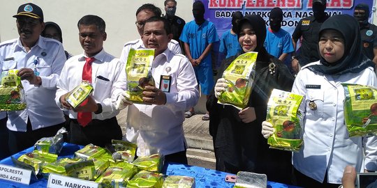 Buron bandar sabu 40 kg sindikat internasional asal Aceh dibekuk