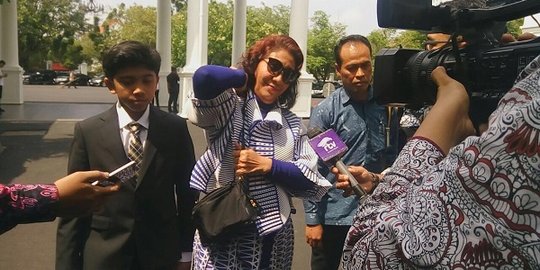 Menteri Susi boyong cucu hadiri Sidang Kabinet Paripurna di Istana