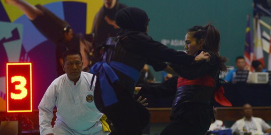 Pesilat Pipit Kamelia melaju ke babak final test event Asian Games 2018