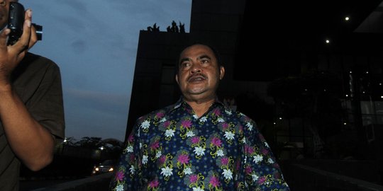 Ekspresi anggota DPRD Kota Malang usai diperiksa KPK
