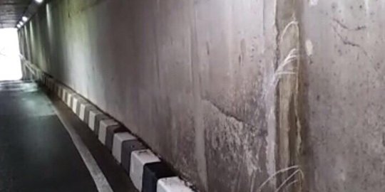 Air keluar dari sela tembok beton underpass Bandara Cengkareng, ini penyebabnya