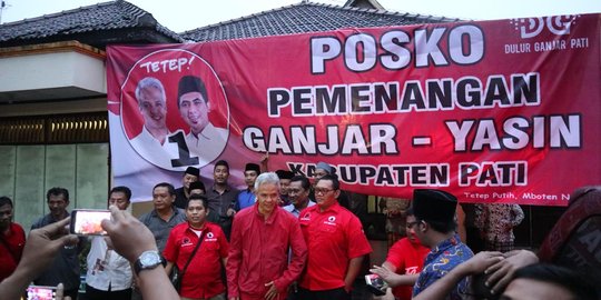 Ganjar ingin posko pemenangan tak hanya jadi tempat nongkrong