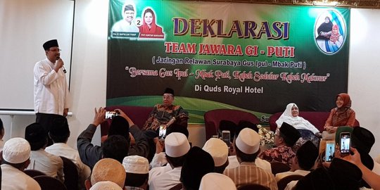 Bu Nyai se-Surabaya deklarasikan Jaringan Relawan Gus Ipul-Puti