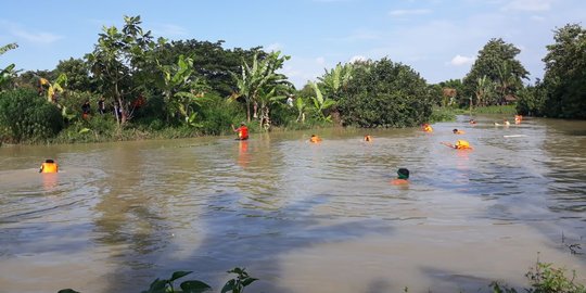 Basarnas masih cari bocah 12 tahun tenggelam di Sungai Sragi sejak kamis