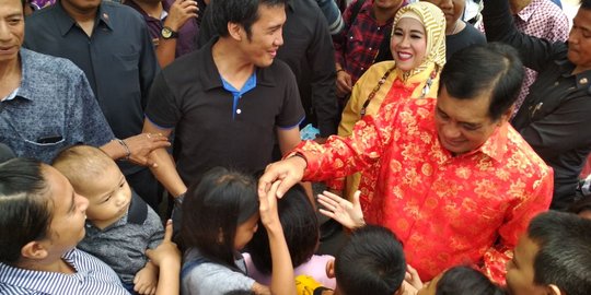 Momen Imlek, Nurdin Halid blusukan ke warga Tionghoa Makassar